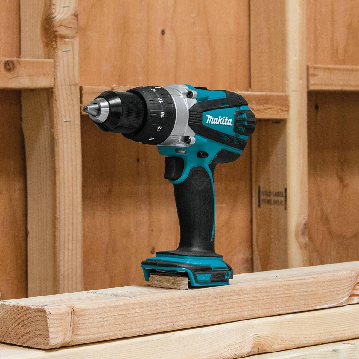 18V LXT Lithium-Ion Cordless 1/2" Driver-Drill by Makita – One Size, Metal, Factory, Model XFD03Z