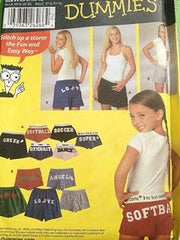 Simplicity Ladies Shorts XS-XL with Appliques New