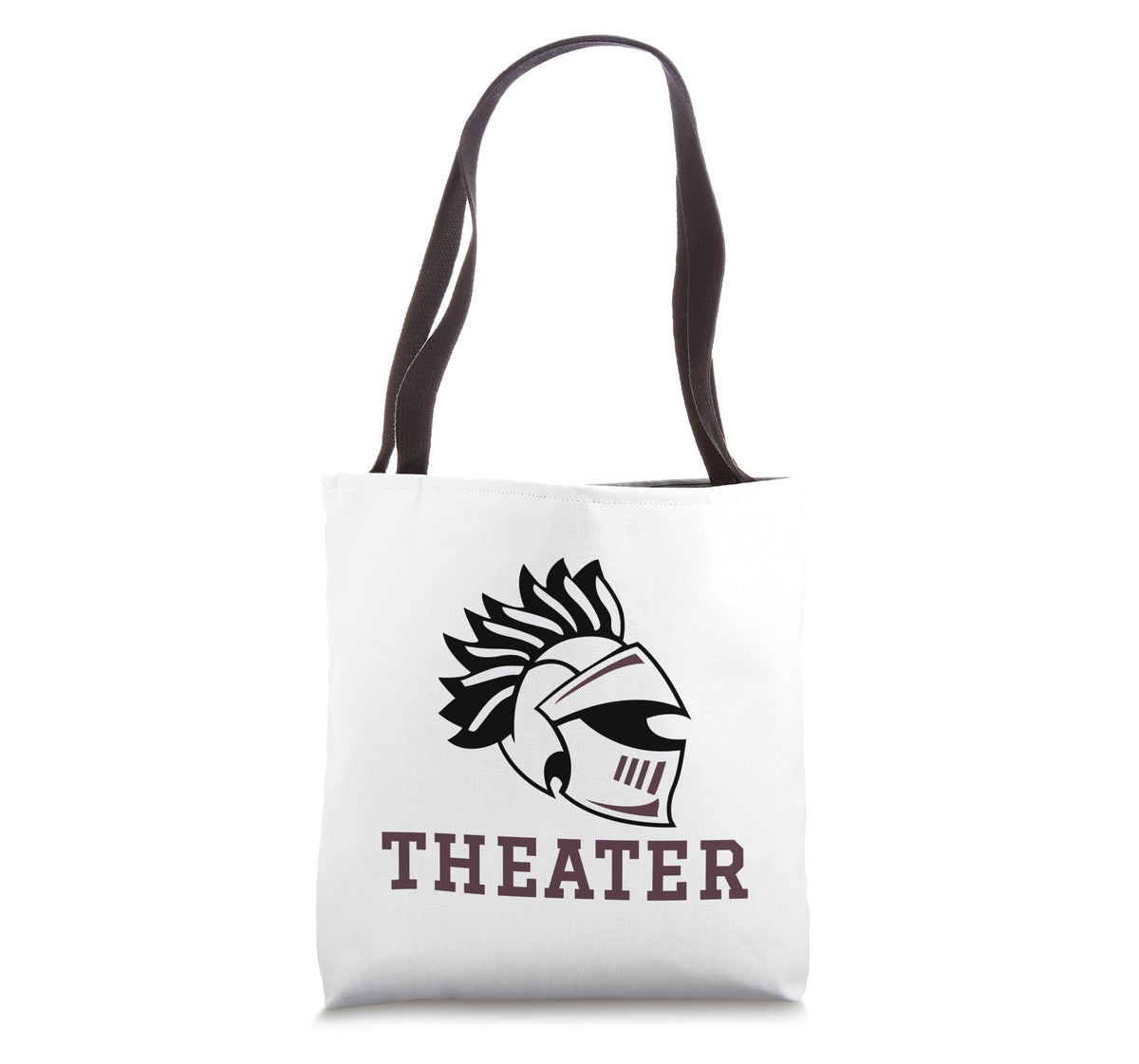 Curtis High School Warriors Theater Tote Bag by Curtis High School, Staten Island, NY 10301 – 16 inches, White, Model 21K9PZ5YH27US_16INCHES