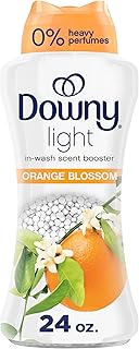 Downy Light Laundry Scent Booster Beads, Orange Blossom Scent, 24.0 OZ, In-wash fabric beads designed to be gentle with a light boost of scent, No Heavy Perfumes