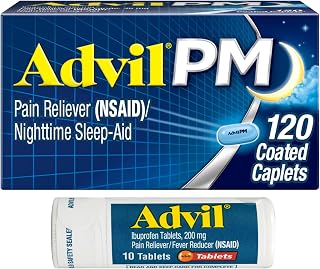 Advil PM + Ibuprofen, Sleep & Pain Relief, Bundle Pack