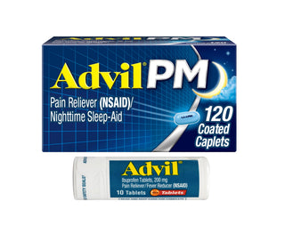 PM + Ibuprofen by Advil – 120 Count (Pack of 1), Model 60000000205000