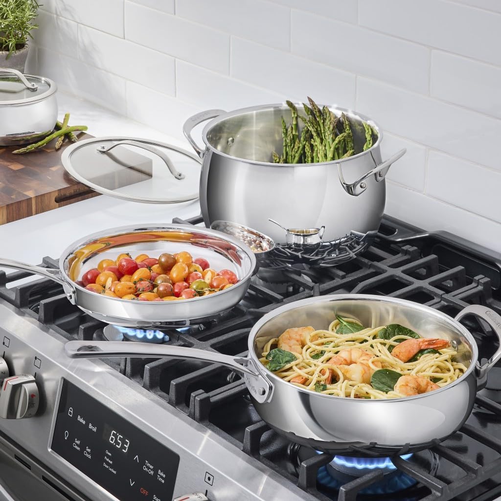 Cuisinart 12-Piece Set / 12-Piece / Stainless Steel Cookware Sets