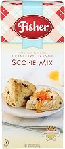 Fisher Cranberry Orange Fair Scone Mix, 12-Ounce Boxes (Pack of 6)