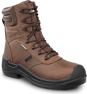 SR Max Mens 8 Brown Logan MaxTRAX Comp Toe WP Insulated SRO Boot