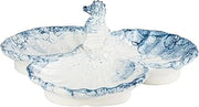 10 Strawberry Street Tidal Drift Coastal Serveware (Seahorse Serving Caddy)