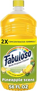 Fabuloso Multi-Purpose Cleaner, 2X Concentrated Formula, Floor Cleaner, Pineapple Scent, 56 fl oz