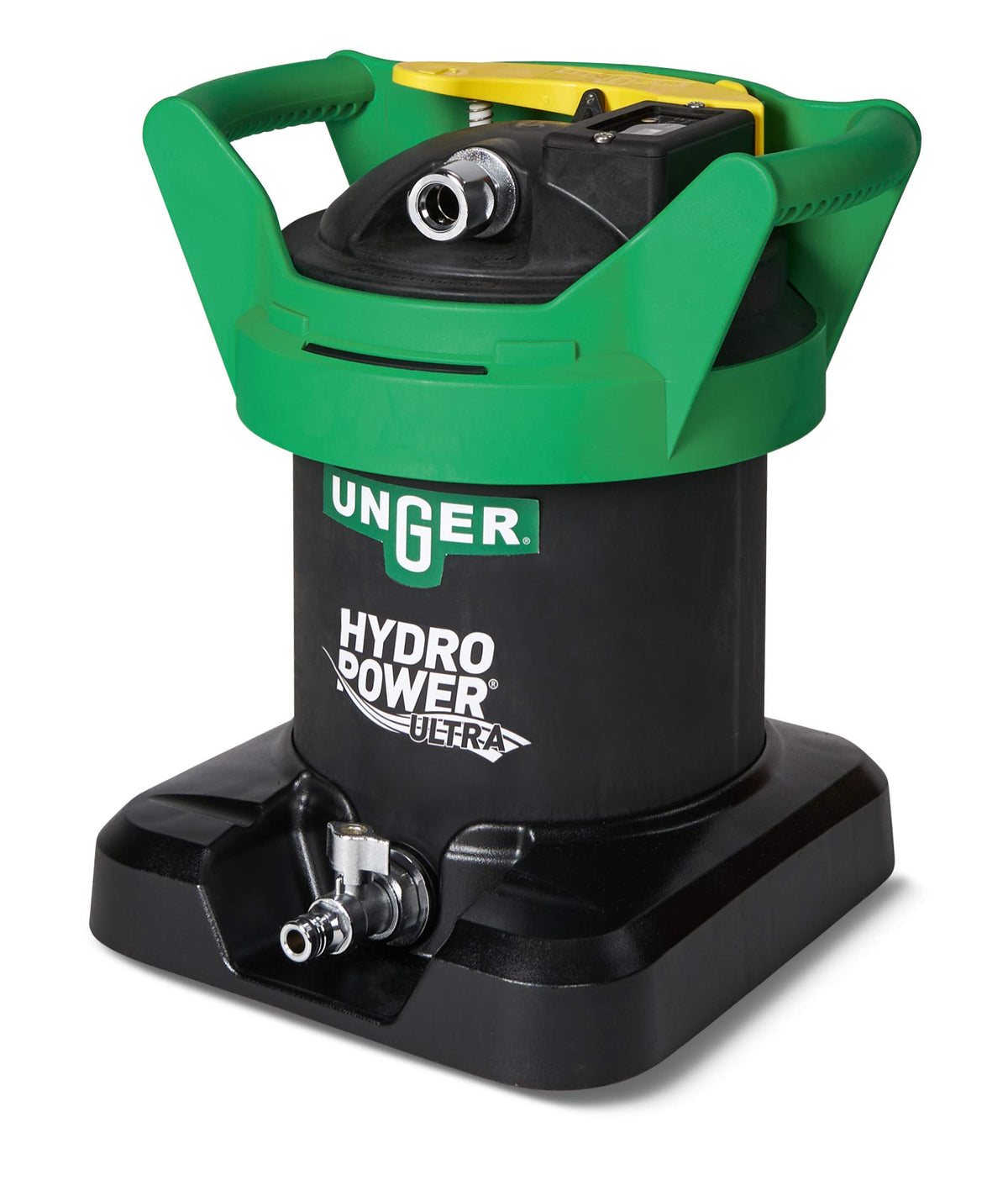 Commercial HydroPower Ultra DI Tank - Pure Water for Professional Window Cleaners - Includes Deionization Resin by UNGER – Resin, Black/Green, Model UHP01