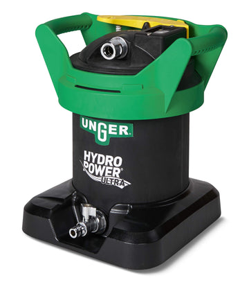 Commercial HydroPower Ultra DI Tank - Pure Water for Professional Window Cleaners - Includes Deionization Resin by UNGER – Resin, Black/Green, Model UHP01