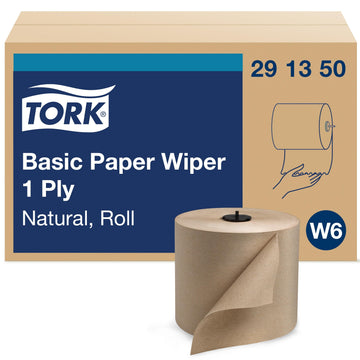 Tork Basic Paper Wiper Natural W6, 4 x 1452 Sheets, 291350