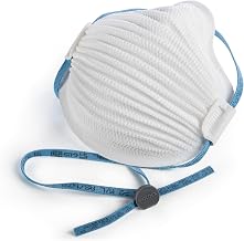 Moldex® 4600 N95 AirWave® Disposable Particulate Respirator Mask with SmartStrap®, Medium/Large, NIOSH Approved, White, Pack of 10, Size Medium/Large