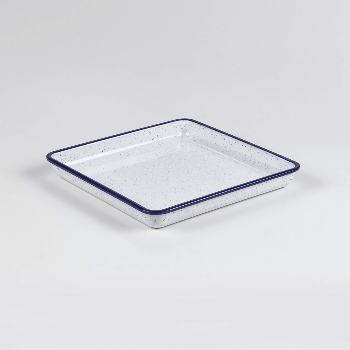 American Metalcraft White, blue speckled / 28 oz. / Classic Serving Bowls