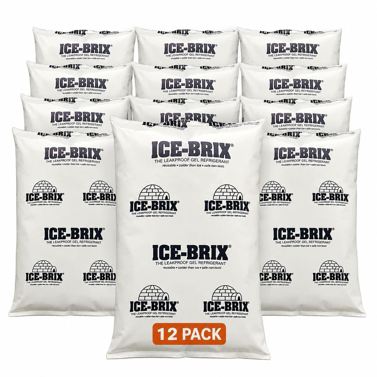 BOX USA 12-Pack Medium 8x6 / White / Classic Lunch Boxes