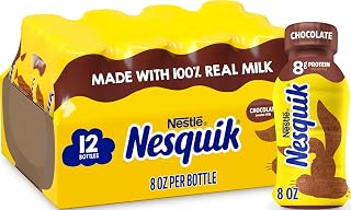 Nesquik Lowfat Chocolate Milk, 8 Fl Oz, 12 Pack