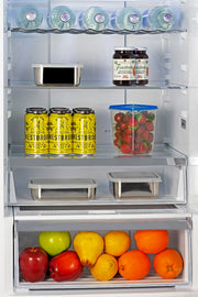 Summit 24-Inch Bottom Freeze Refrigerator by Summit Appliance – 10.8 cubic_feet, Stainless Steel, Model FFBF235PL