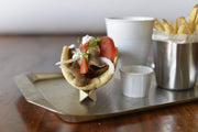 Disposable Taco Taxi by Tablecraft – 3.5" x 2.5" x 1.8", Poplar Wood, Brown, Model 10516