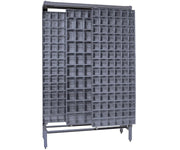 QUANTUM STORAGE SYSTEMS 77" H x 48" W x 18" D / 180 Drawers Free Standing Slider Systems Gray / Gray Standing Shelf Units