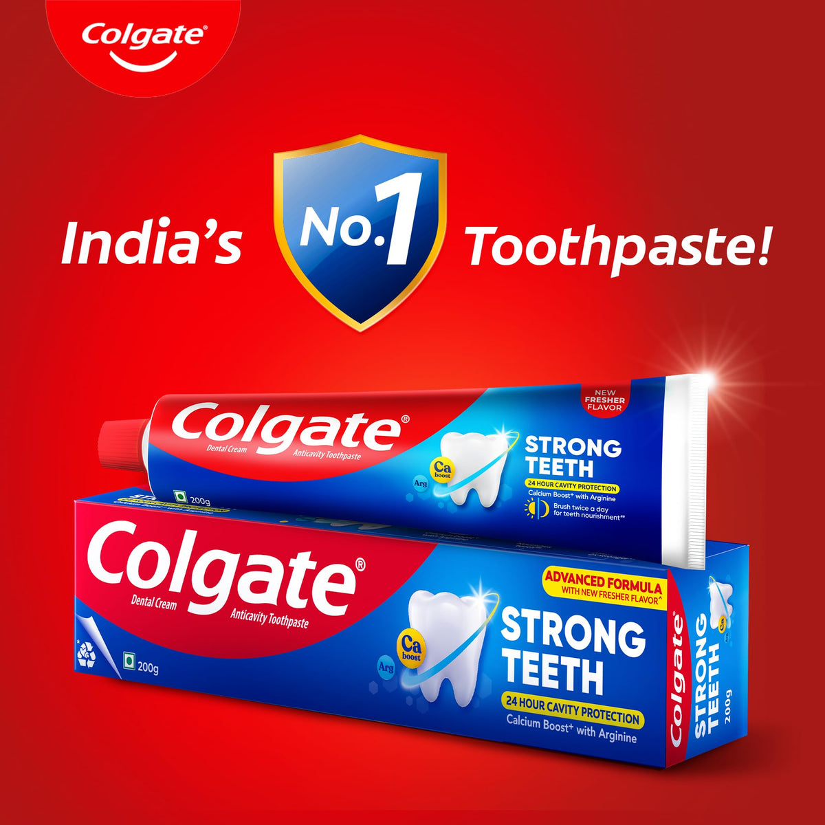 Strong Teeth 150g Cavity Protection by Colgate – 1.7 Ounce (Pack of 1), Model 1601032