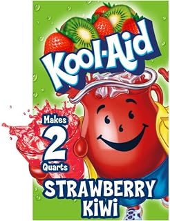 Kool-Aid Unsweetened Caffeine Free Strawberry Kiwi Zero Calories Powdered Drink Mix 192 Count Pitcher Packets