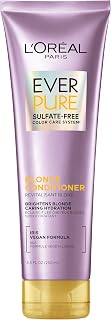 Blonde Sulfate Free Conditioner for Color-Treated Hair, Neutralizes Brass + Balances, EverPure, 8.5 Fl Oz (Packaging May Vary)