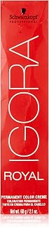 Schwarzkopf Professional Igora Royal Permanent Hair Color Creme 7-77, Medium Blonde Copper Extra, 60 Gram