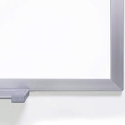 Ghent Satin/ White / 48"W x 120"H / Aluminum Frame Dry Erase Boards