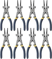 Professional 8" Weliding Pliers, Sharp MIG Pliers for Rust Resistant, Long Nose with Anti-slip Handle - Durable and Effecient (8pcs)