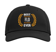 Best Flo Ever with Star Name Flo Adjustable Printed Baseball Hat by Flo Cool Personalised Name Desing – Cotton, Black