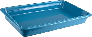PADERNO World Cuisine 44312B06 Induction Porcelain Hotel Pan, Blue, Large