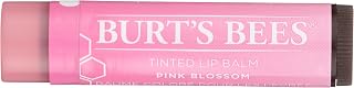 Burt's Bees Burts Bees 100% Natural Tinted Lip Balm, Pink Blossom with Shea Butter & Botanical Waxes 1 Tube