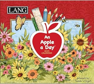Lang, An Apple a Day 365 Daily Thoughts by Susan Winget 2025 Mini Desk Calendar