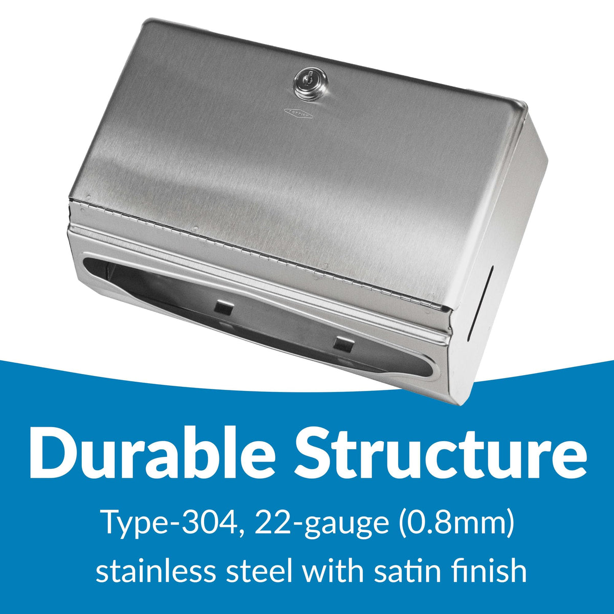 Bobrick 7-1/8" / Satin / Stainless Steel Categories