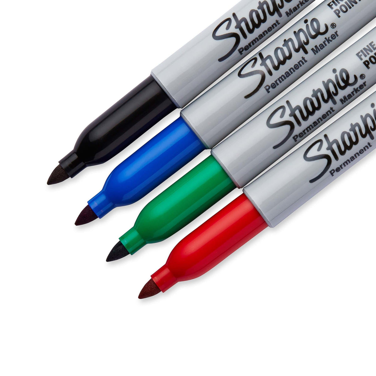 " Fine Point Permanent Markers 4/Pkg-Red by Sharpie – 1 Count (Pack of 1), Plastic (body), Felt or Fiber (tip), Assorted, Model SAN30174PP