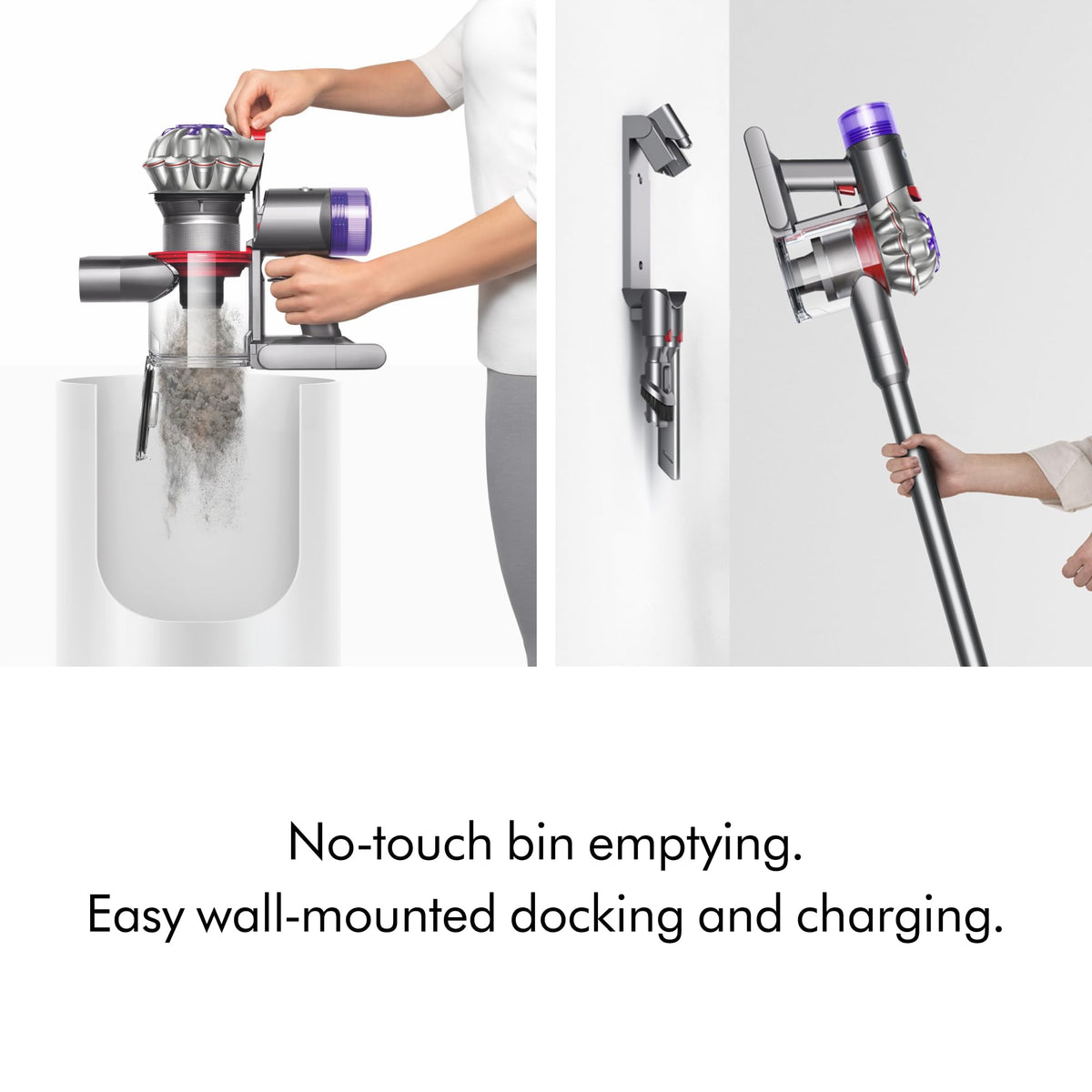 V8 Extra Cordless Vacuum Cleaner by Dyson – 0.54 liters, Nickel, Model 400496-01