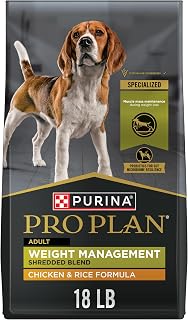 Purina Pro Plan Weight Management Dry Dog Food, Chicken & Rice, 18 lb Bag