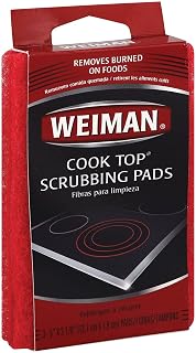Weiman Cook Top Scrub Pad, 3 PC (Pack of 6)