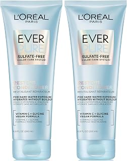 Restore Sulfate Free Conditioner with Antioxidants,Moisturizing Conditioner for Hard Water Exposure and Styling Build-up,EverPure,6.8 Fl Oz,(Pack of 2)