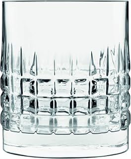 Luigi Bormioli Mixology 12.75 oz Charme Double Old Fashioned Glasses, Clear