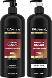 TRESemmé Revitalized Color Shampoo & Conditioner Set, 28 Oz Ea | Helps Maintain Vibrant Color While Leaving Hair Soft, Smooth and Healthy Looking