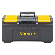 Tool Box by STANLEY – 19", Plastic, Black, Yellow, Model STST19410