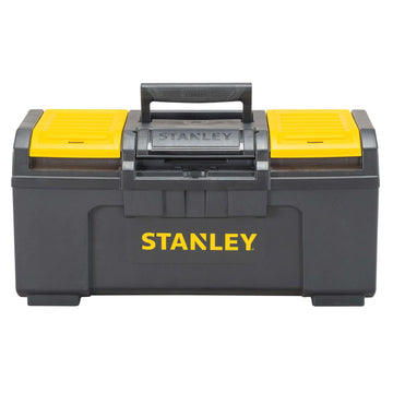 Tool Box by STANLEY – 19", Plastic, Black, Yellow, Model STST19410