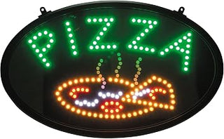 Winco LED Sign,"Pizza", 3 Pattern, Dust Cover