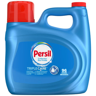TripleCare™ Coldwater Liquid Laundry Detergent by Persil – 125.79 Fl Oz (Pack of 1), Blue, Model 3010702