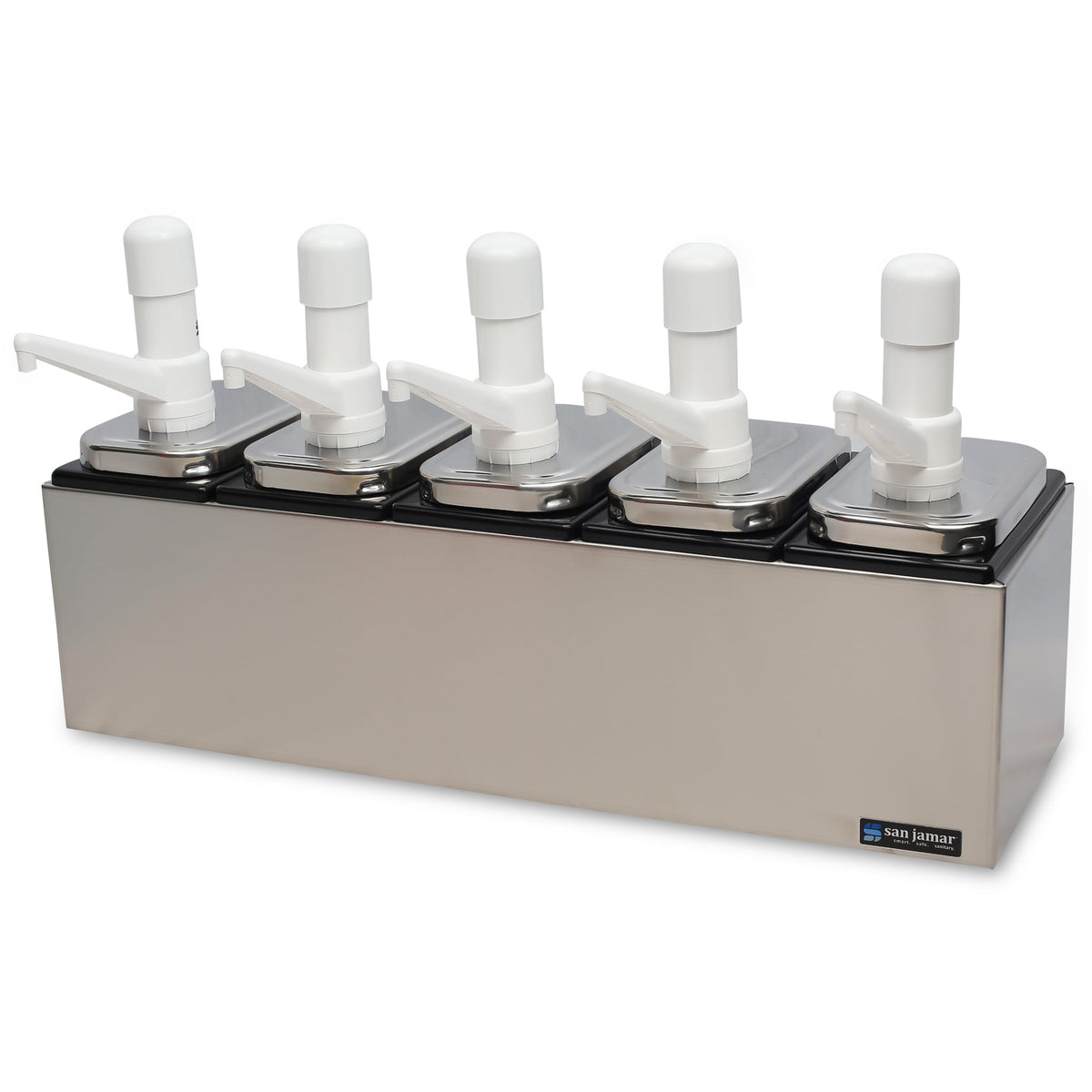 San Jamar 5 Pumps / Stainless / 1 Pump Dispensers