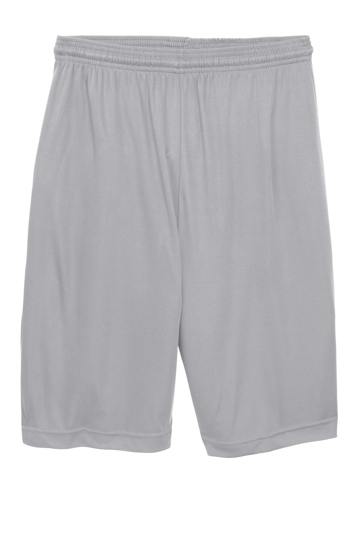 Unisex PosiCharge Competitor Short by SPORT-TEK – Medium, Polyester, Silver, Model 610163