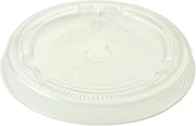 World Centric CUL-SC-12F 100% Compostable CPLA Cup Lids, for 10-20 oz. Cups, Clear (Pack of 1000)