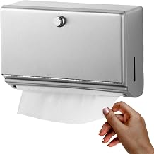 Bobrick B-2621 Paper Towel Dispenser, Wall-Mounted, Stainless Steel