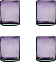 10 Strawberry Street Morado Mexican Glassware, DOF, Set of 4