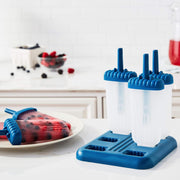 Groovy Popsicles Molds Set of 6 for Homemade Frozen Treats by Tovolo – Set of 6, 3.4 ounces, Plastic, Blueberry, Model 61-34211