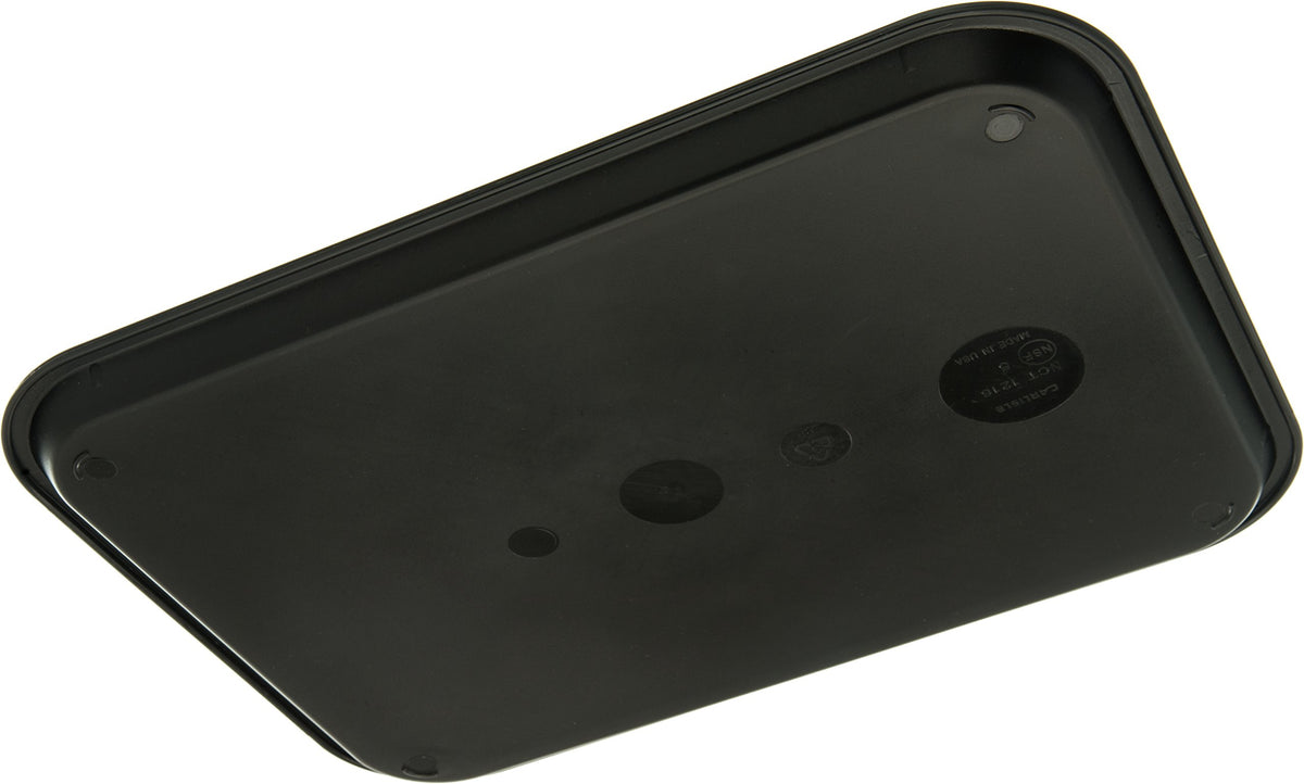 Carlisle FoodService Products Negro / 12 / 0.7" x 0.5" x 0.3" (Pack of 12) Serving Trays